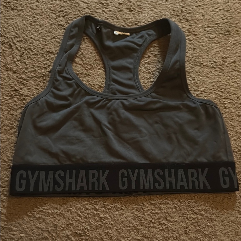 Gymshark Black Racerback Sports Bra